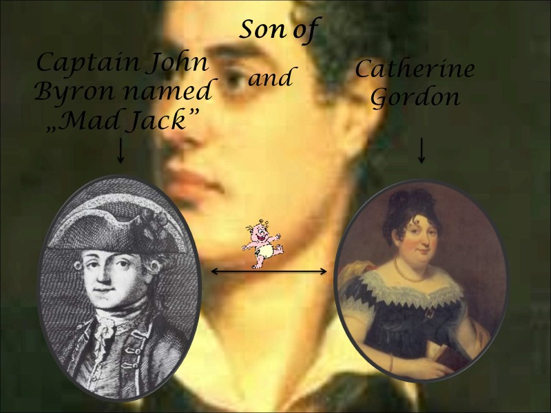 Captain John Byron named „Mad Jack” and Catherine Gordon Son of